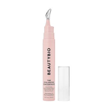 BeautyBio The Eyelighter Concentrate. Smoothing, Brightening & Priming Serum + Depuffing Tool, 1 ct