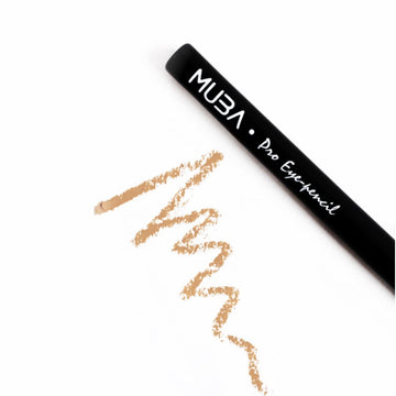 MUBA COSMETICS Eye Pencil “Sand” - Waterproof Eyeliner Pencil, Long Lasting Eye Liner Pencils for Eye Makeup - No Budge Under Eye Pencil Eyeliner, Creamy Eye Pencils, Eyeliner Pencils for Precise Finish - BEIGE / VANILLA