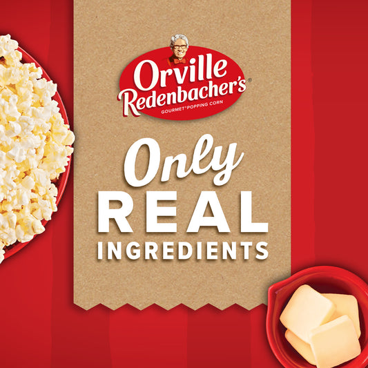 Orville Redenbacher's Movie Theater Butter Microwave Popcorn, Mini Bags, 12 Ct