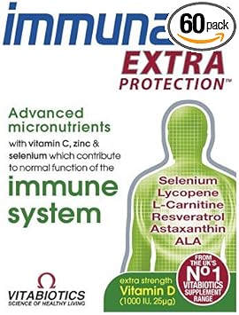Vitabiotics Immunace Extra Protection (30 Tablets) - X 2 Twin Deal Pack