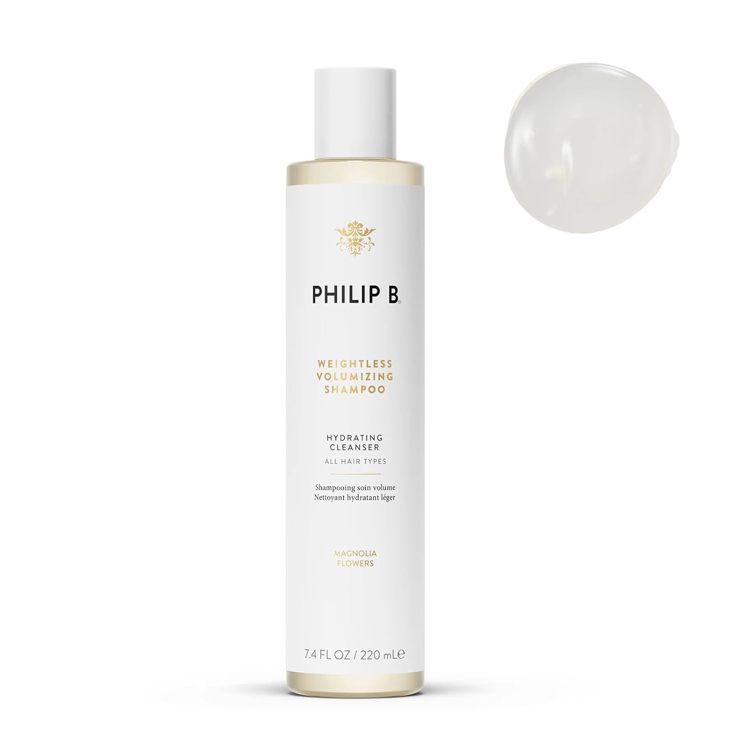 PHILIP B Weightless Volumizing Hair Shampoo 7.4 . (220 ml) | Removes Oil and Product Build-Up, Extra Body and Lushness