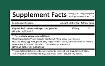 Ginger Supreme - Respiratory Harmony  Harmony Nutraceuticals Supplement For Healthy Digestion, Breathing, Circulation,