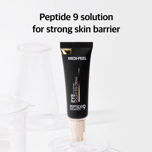 Medi-peel Peptide9 Hyaluronic Volume Eye Cream, Anti-Aging, Reduces Wrinkles, Under Eye Bags, Dark Circles, Korean Skincare
