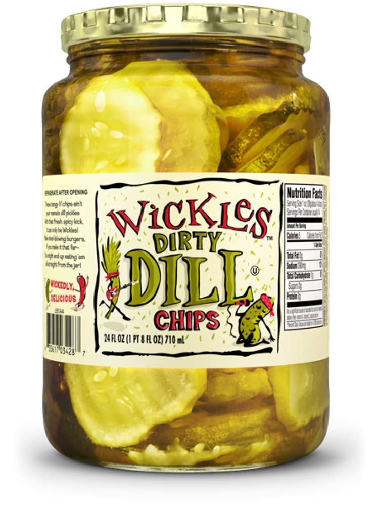Wickles Dirty Dill Chip Pickles