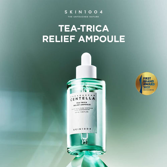SKIN1004 Tea-Trica Relief Ampoule 3.38 . , 100, Soothing Hydration for Sensitive Skin