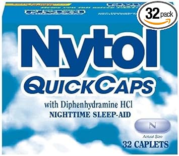 Nytol Sleep Aid Quick Caps-32 ct. (Quantity of 4)