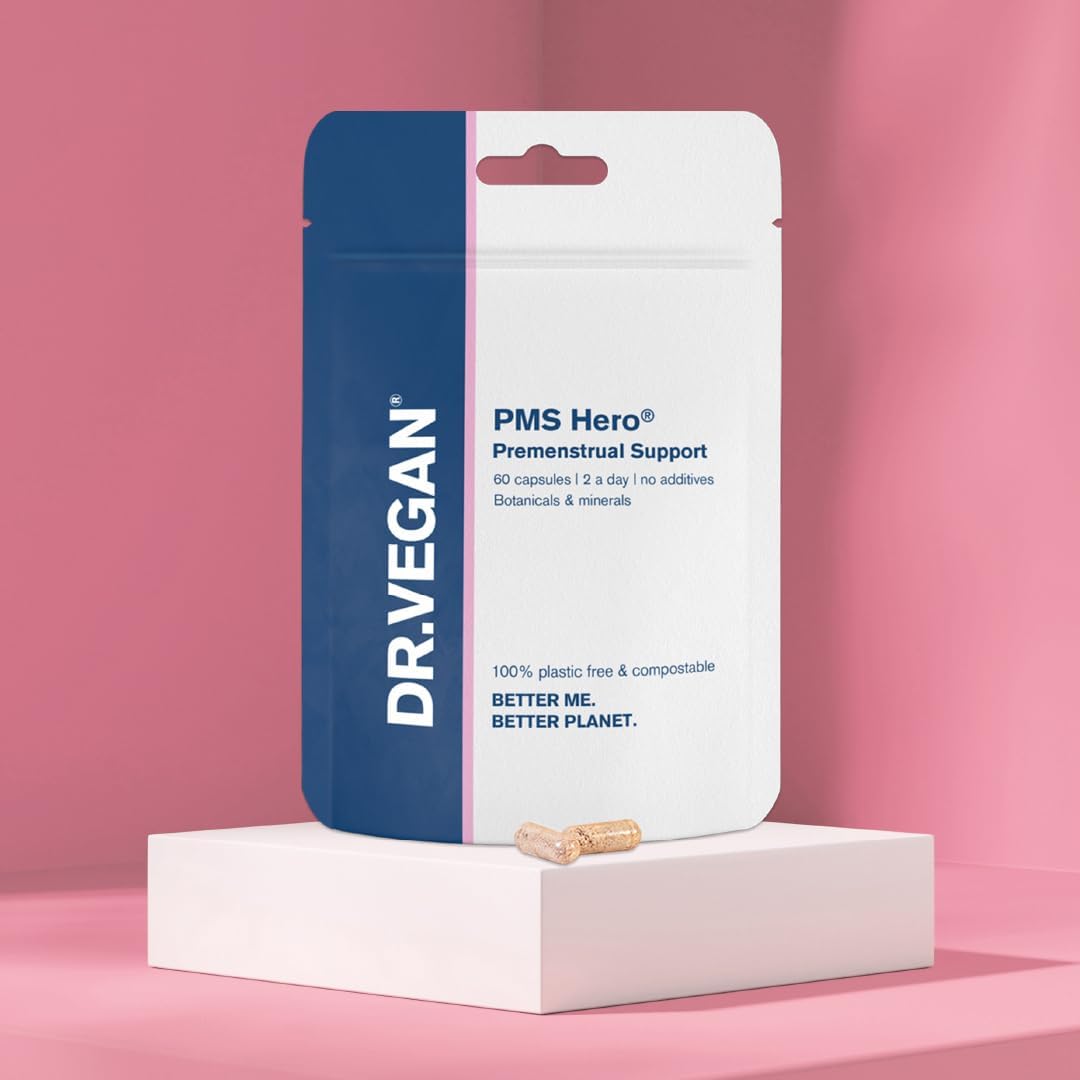 DR.VEGAN PMS Hero | Women's Health | Period Support Vitamins & Supplem