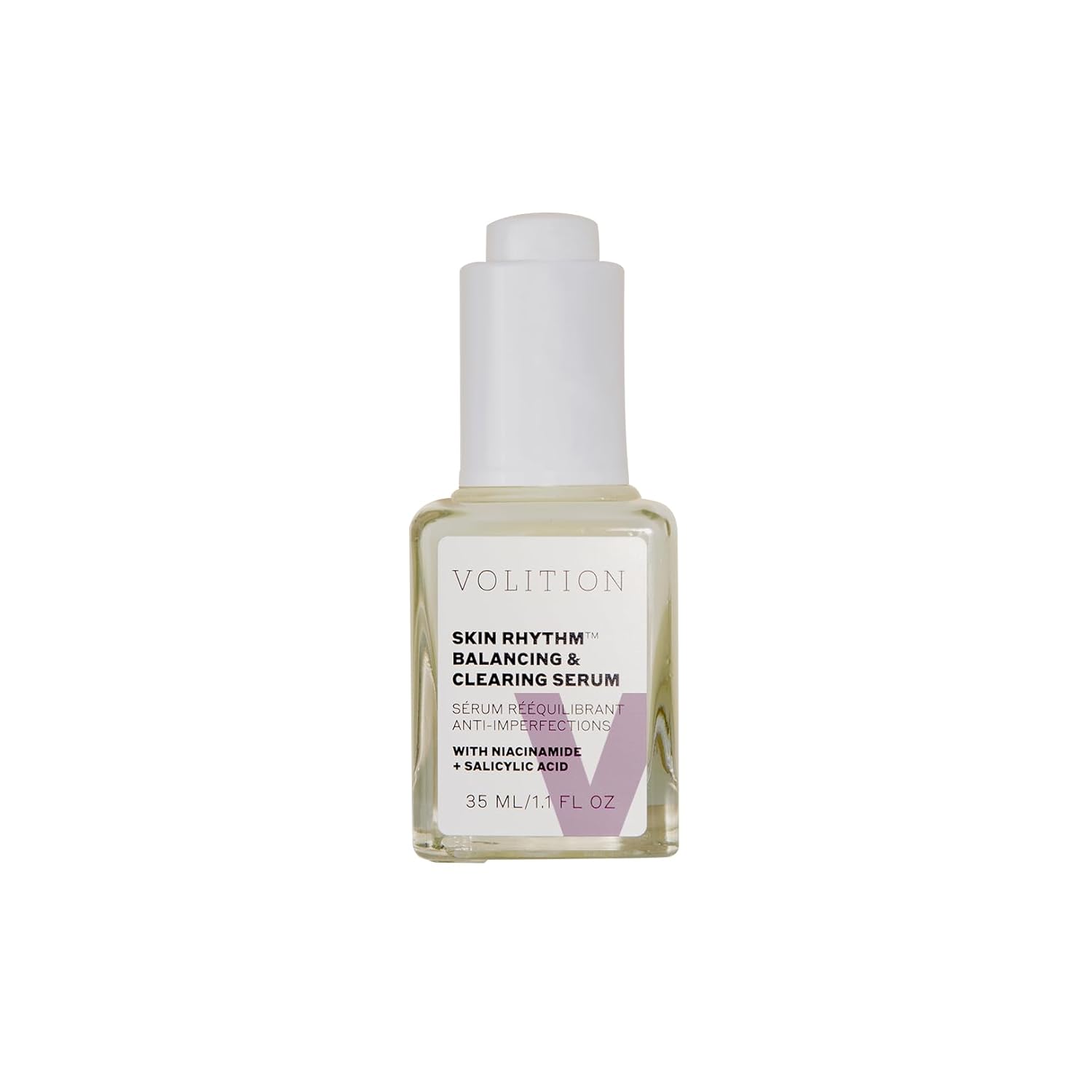 Volition Beauty Skin Rhythm Balancing & Clearing Serum - Acne & Blemish Serum Helps Even Skin Tone & Fade the Appearance of Dark Spots & Acne Scars - Exfoliating Acids & Niacinamide (35 / 1.1  )