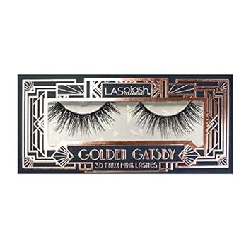 LA Splash Golden Gatsby Collection LASH 3D Faux Mink Paraben-Free, Vegan, Gluten-Free (Tinker)