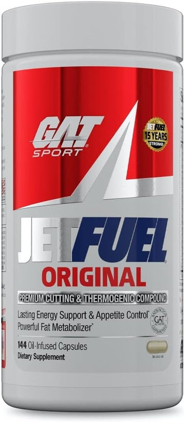 GAT Sport JetFuel Original - Weight Loss Supplement, Energy Booster, F3.53 Ounces