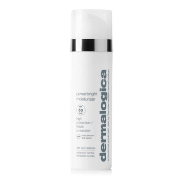 Dermalogica Powerbright Moisturizer SPF 50 Facial Sunscreen Shields Skin Against Dark Spots with Niacinamide & Hyaluronic Acid, 1.7