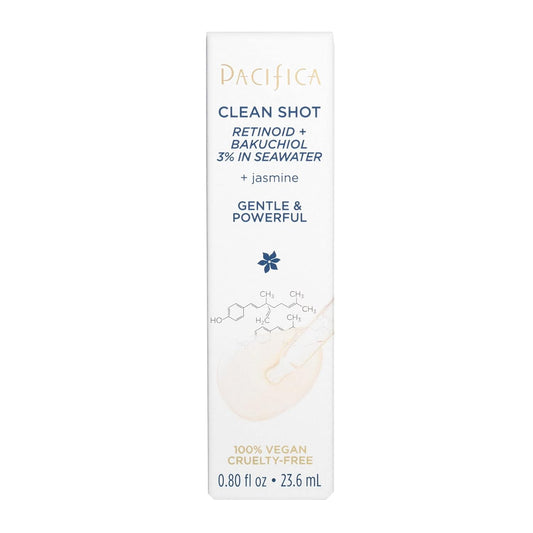 Pacifica Clean Shot Retinoid and Bakuchiol 3 Percent In Seawater Unisex 0.8