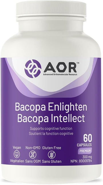 AOR, Bacopa Enlighten, Ayurvedic Bacopa Monnieri Supplement for Cognit