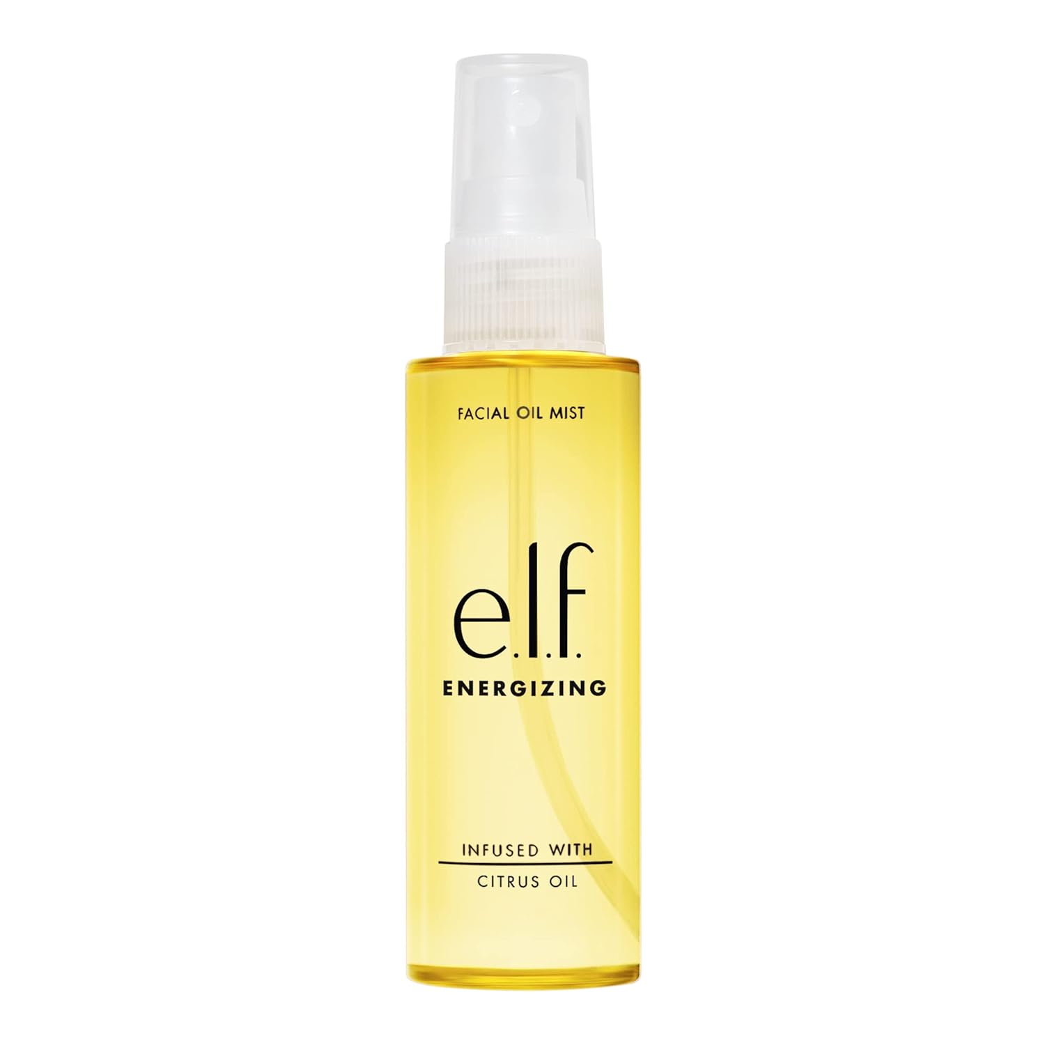 e.l.f. Energizing Facial Oil Mist, Essential Oil-infused Facial Mist, Helps Uplift Your Mood & Mind, Refreshing, Vegan & Cruelty-Free, 2.02