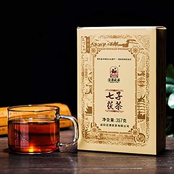 Jingwei Fu Tea Dark Tea Shaanxi Xianyang Jinhua Fu cha Qizi Fucha  Brick Cha Black Tea