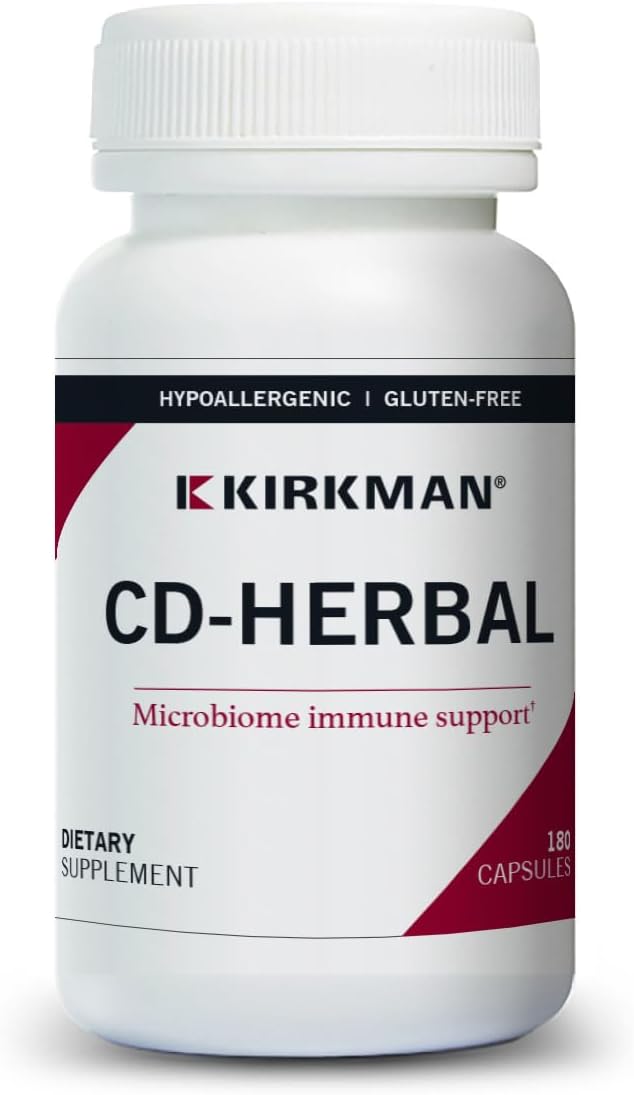 Kirkman CD-Herbal? - Hypoallergenic | 180 Vegetarian Capsules