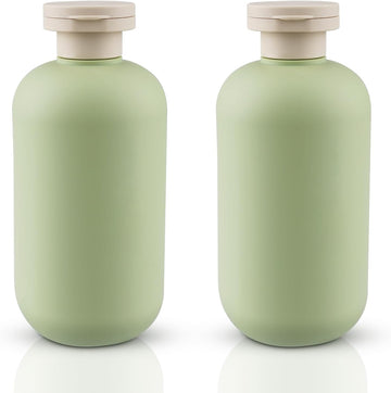 Cosywell Squeeze Bottles with ip Cap Plastic Refillable Travel Containers for Toiletries Shampoo and Conditioner Travel Bottles (300/10)