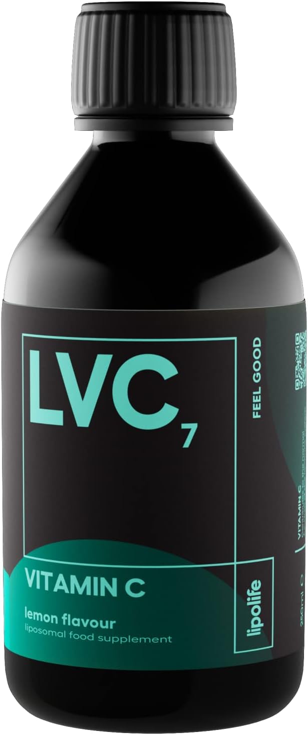 LVC7 - liposomal Vitamin C - lemon flavour - 240ml - alcohol free - li310 Grams