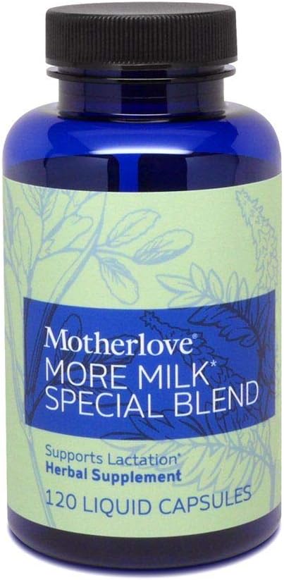 Motherlove More Milk Special Blend (120 Capsule Value Size) Herbal Lac