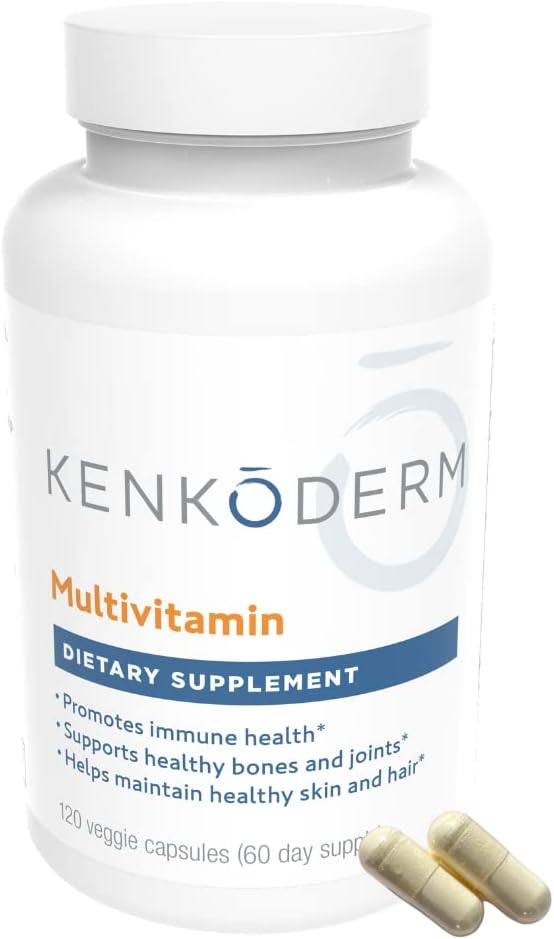 Kenkoderm Multivitamin for Psoriasis | Omega 3 | Vitamin D | Glucosami