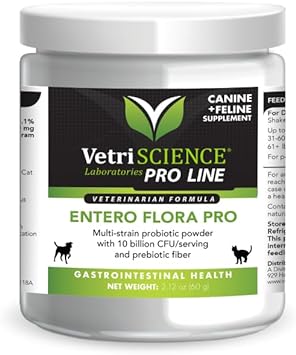 VetriScience 062548 Entero Flora Pro Powder : Pet Supplies