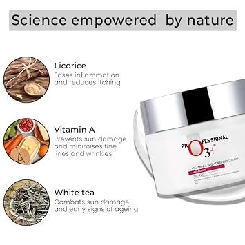 Esupli.com O3+ Dermal Zone Vitamin-A Night Repair Cream, 50g