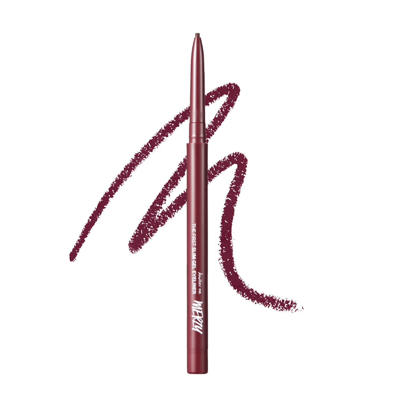 MERZY The First Slim Gel Eyeliner, Ultra-Slim Pencil, Creamy texture, K-beauty GS5 BURGUNDY BERYL (0.03 , 0.05g)