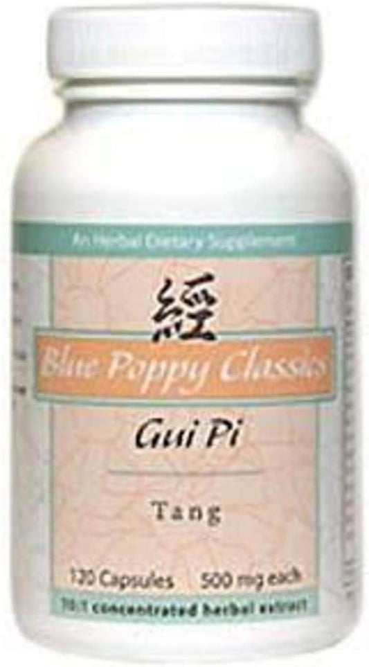 Gui Pi Tang (120 capsules, 500mg each) - Blue Poppy