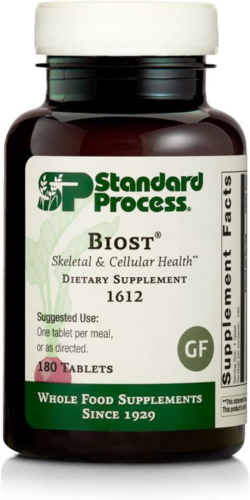 Standard Process Biost - Teeth and Bone Health Supplement with Whole Food Magnesium Citrate, Calcium Lactate, Manganese, and More
