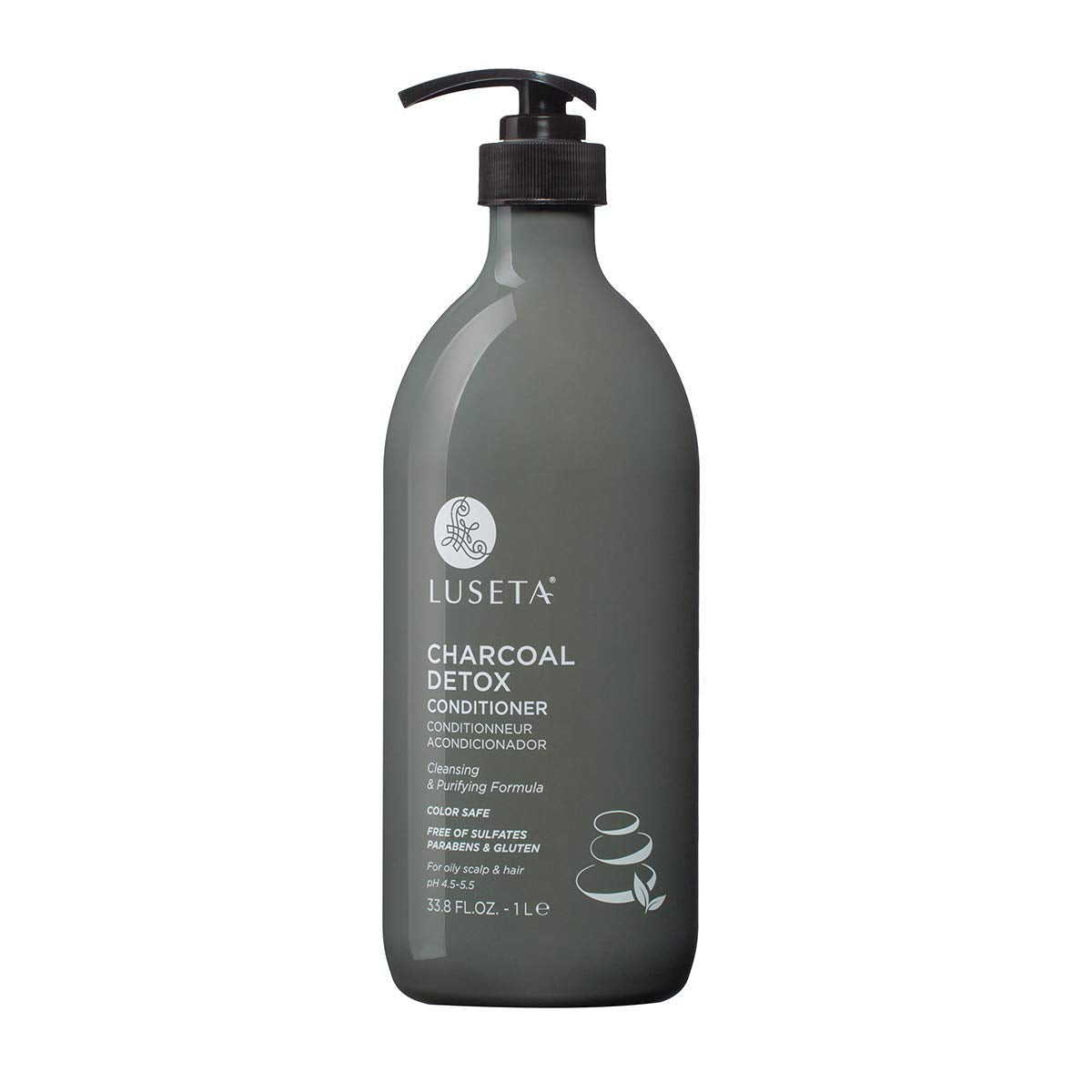 Luseta Charcoal Detox Hair Conditioner - Purifying Charcoal Conditioner - Volumizing & Moisturizing 33.8