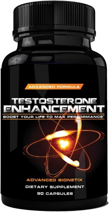 Testosterone Booster Male Enhancement. #1 Recommended by Men Over the Age of 40* Increase Desire, Energy, Lean Muscle. M