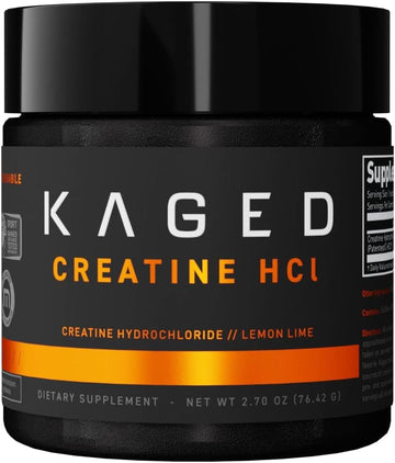 Kaged Creatine HCl Powder | Lemon Lime | Supports Muscle Growth and Re