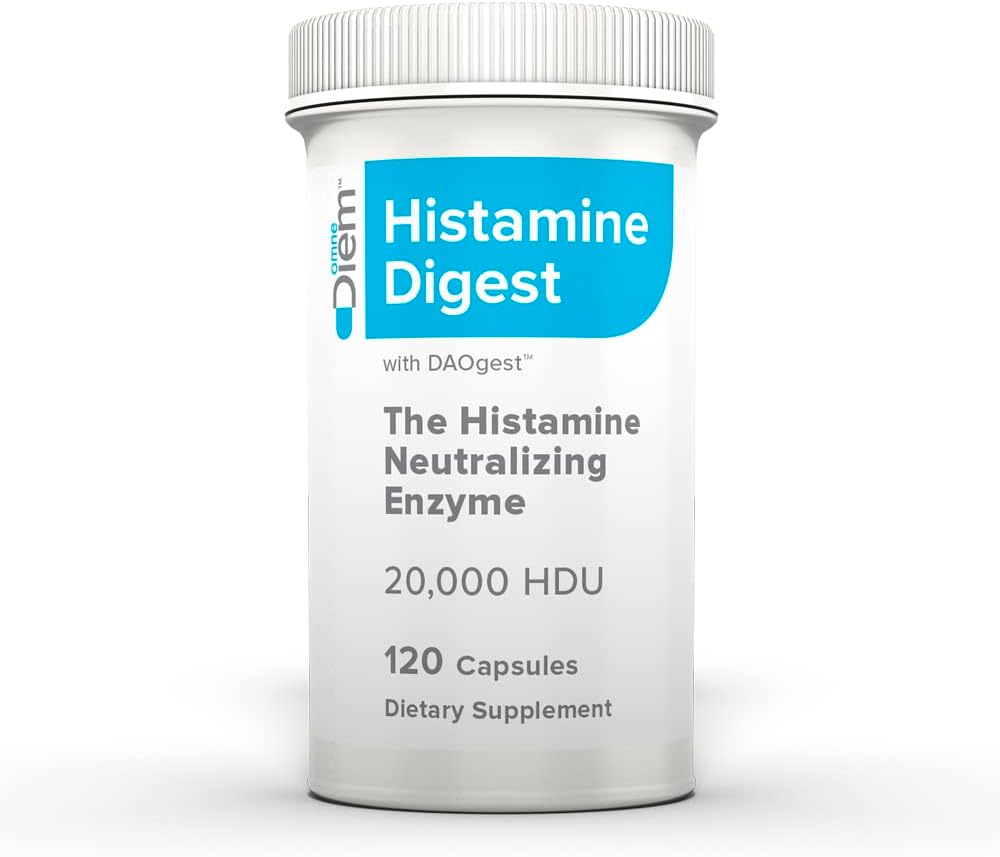 Omne Diem Histamine Digest Dao 20,000 Hdu - 120 Caps - Histamine Neutr2.08 Ounces