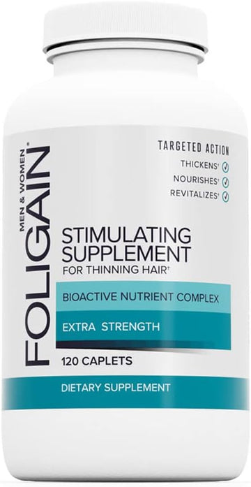 Foligain Stimulating Supplement For Thinning Hair, Hair Growth Supplem