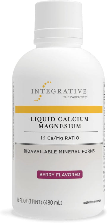 Integrative Therapeutics Liquid Calcium Magnesium - 1:1 Ca to Mg Ratio