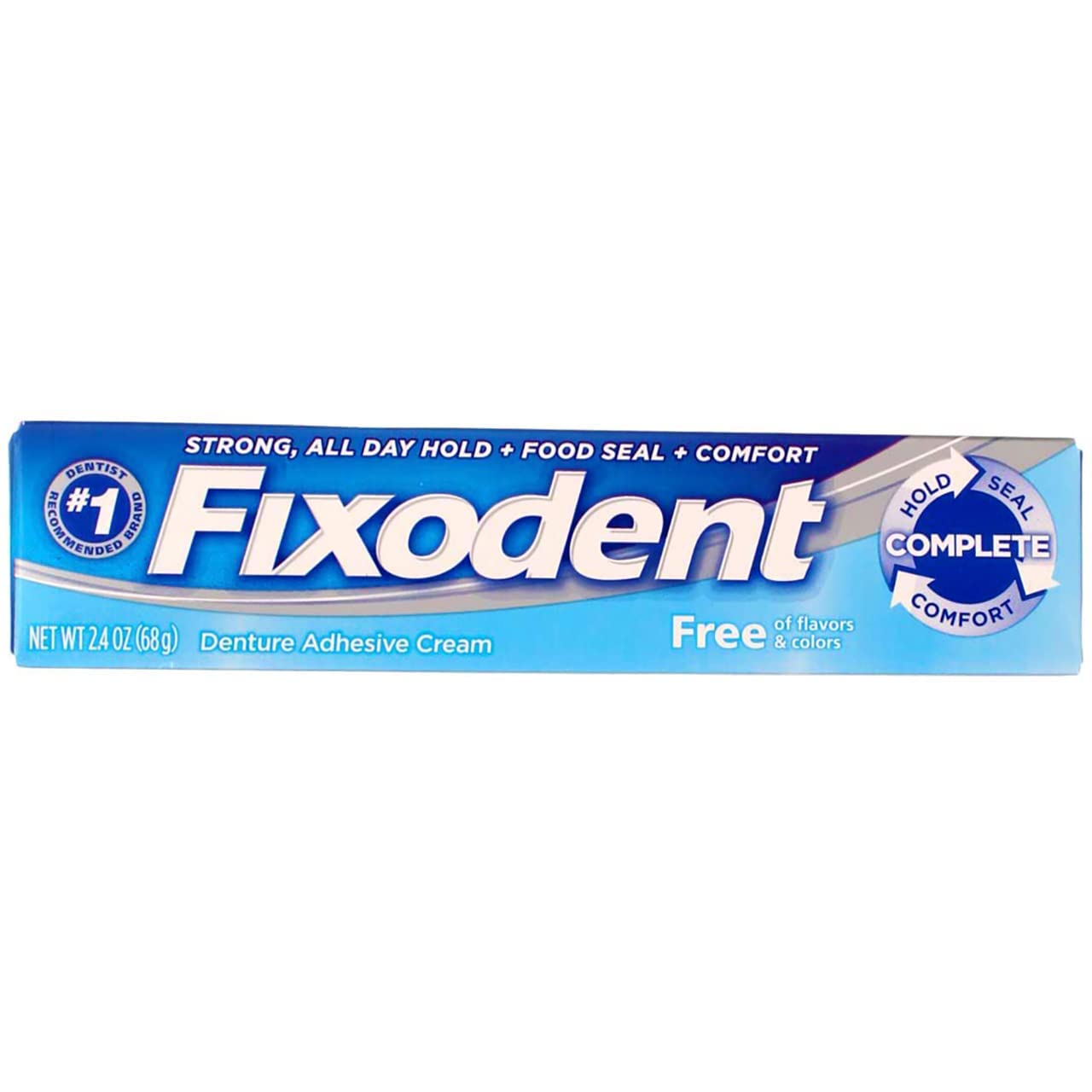 Fixodent Free Denture Adhesive Cream 2.40  (Pack of 2)