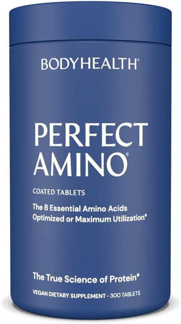 BodyHealth PerfectAmino (300 ct) Easy to Swallow Tablets, Essential Am