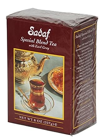 Sadaf Spetcial Blend Tea with Earl Grey, (Pack of 4)