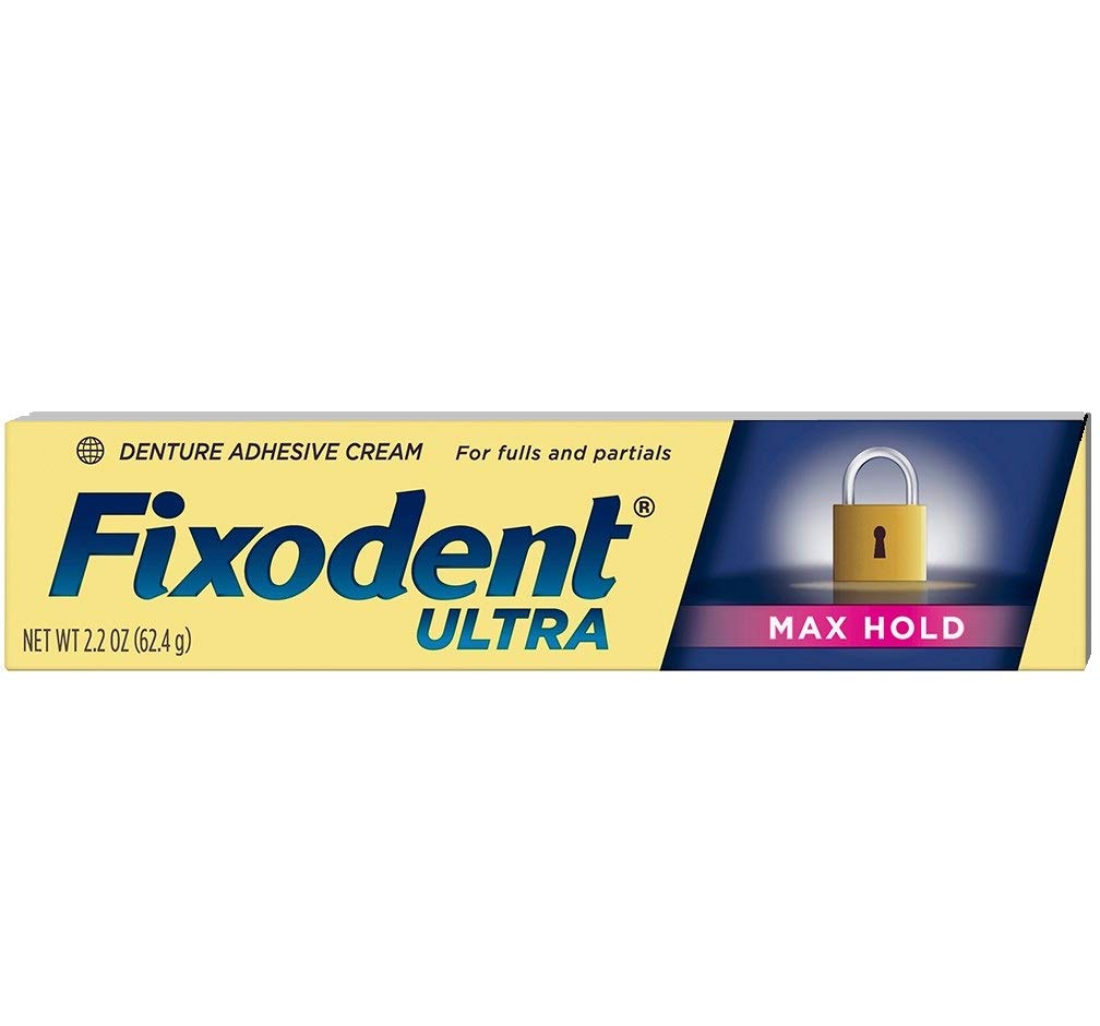 Fixodent Ultra Max Hold Dental Adhesive, 2.2  (Pack of 5)