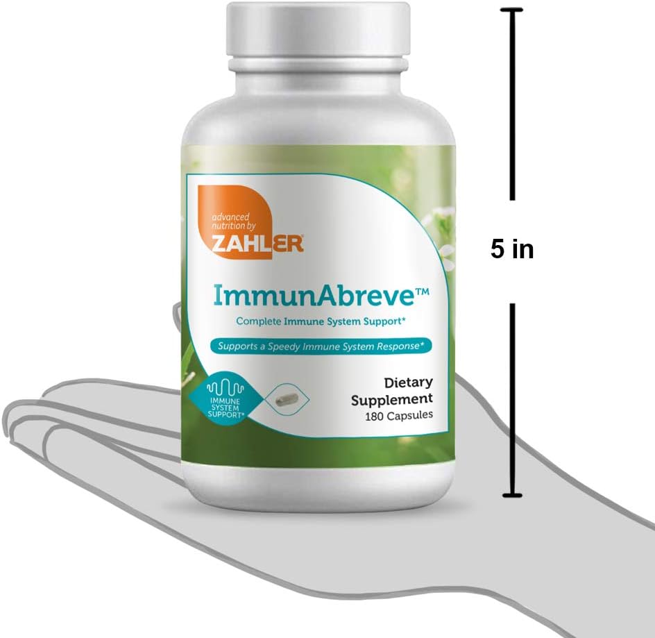 Zahler ImmunAbreve, Powerful Immune System Support, Contains Vitamin C