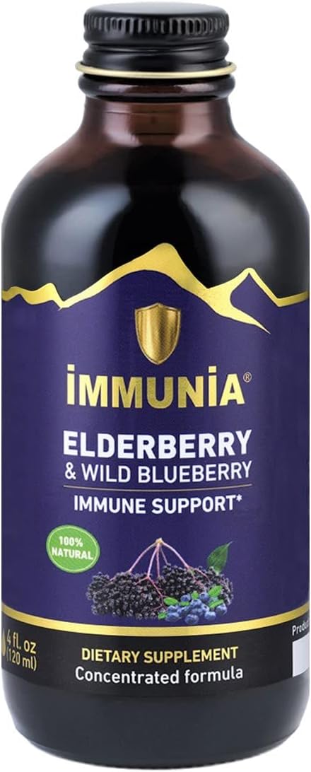 Immunia Elderberry & Wild Blueberry Concentrated. Immune Sup