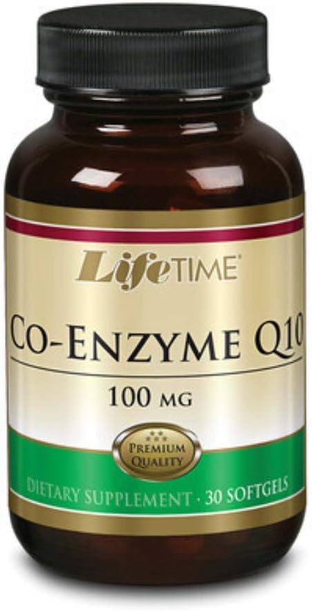 LIFETIME CoQ10, Softgel (Btl-Glass) 100mg | 30ct