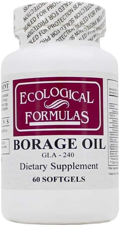 Ecological Formulas Borage Oil Gla 240 Mg 60 Caps