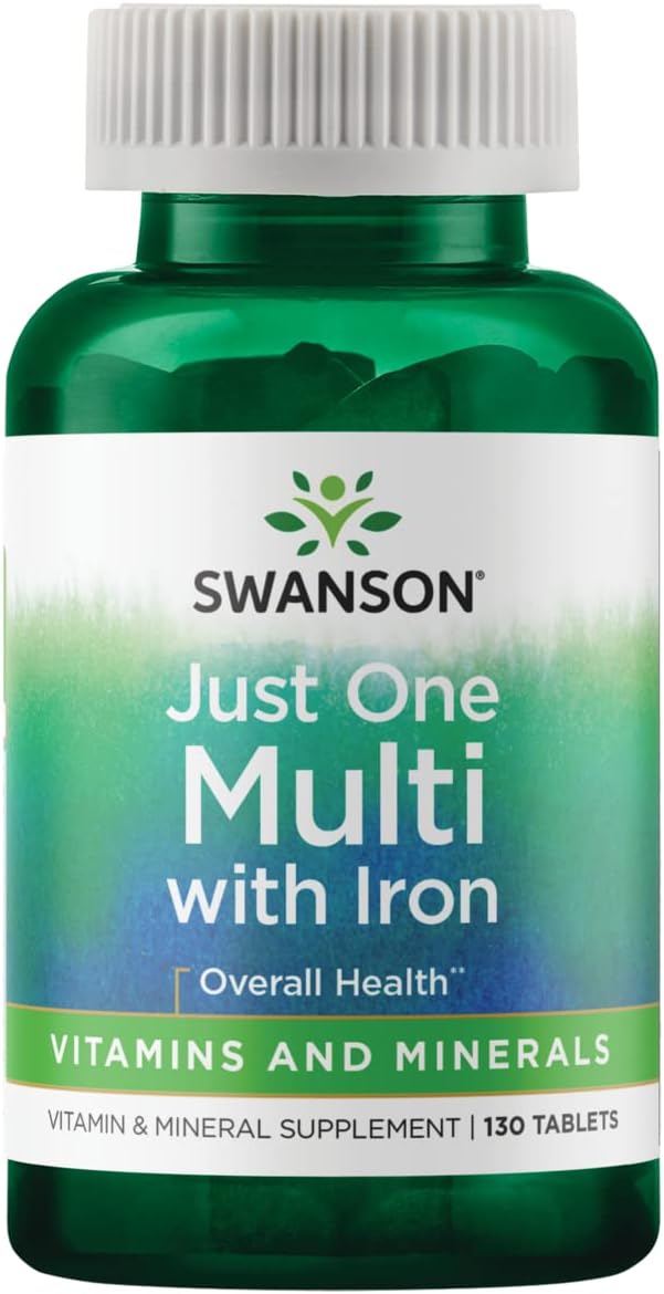 Swanson Century Formula Multivitamin with Iron 130 Tabs