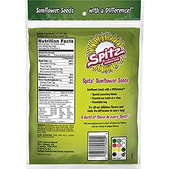 Spitz Dill Pickle Sunflower Seeds,  (Pack of 9)