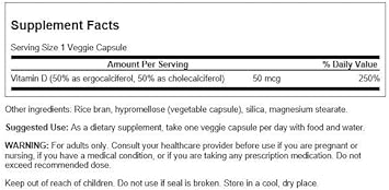 Swanson Vitamin D Complex With Vitamins D2 & D3 - Complete Sunshine Vi