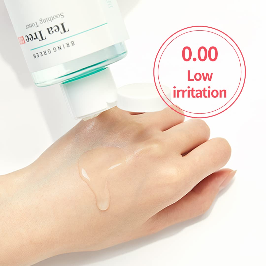 BRING GREEN Tea Tree CICA Soothing Toner Redness Relief for 