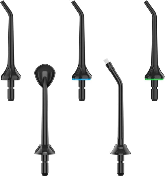 MiTdir Water Dental Flosser Black Replacement Nozzles 3 Stan