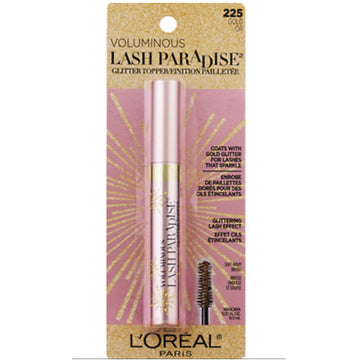 L'Oreal Paris Voluminous Lash Paradise 225 gold Glitter Topper 8.0