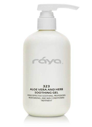 Raya Aloe Vera and Herbs Soothing Gel (323) | Effective, Soothing, and Moisturizing Treatment for the Face and Body | Comforts Dry, Chapped, and Irritated Skin